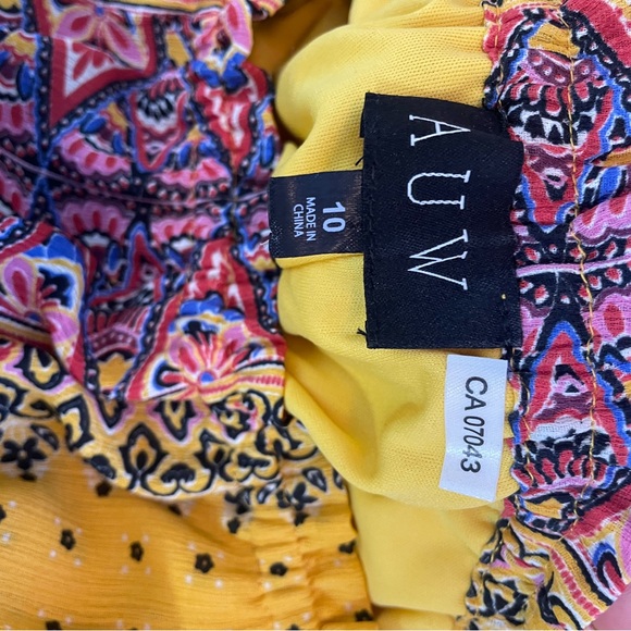 AUW Maternity Off Shoulder Maxi Dress - Picture 4 of 6